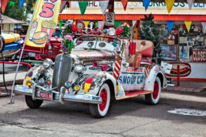 Snow Car in Seligman Route 66