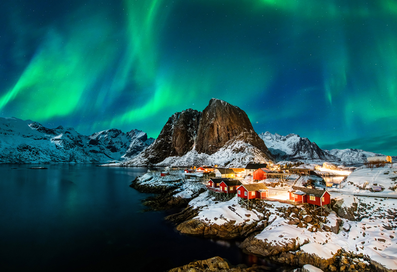 polarlichter in Norwegen