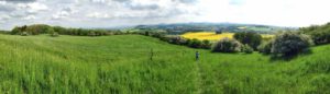 Dreiländerblick Panorama am Kottmar in Eibau, Oberlausitz