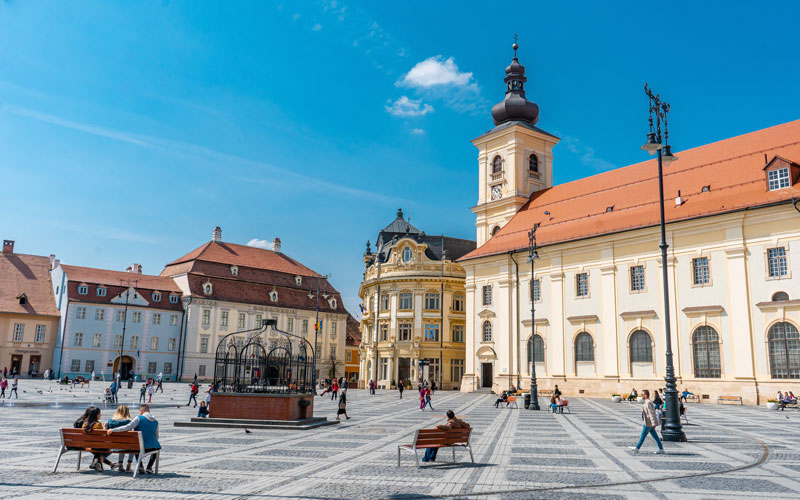 Sibiu-marktplatz