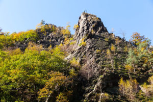 Bodetal Harz Harzer Hexen Stieg Blick auf die Felsen