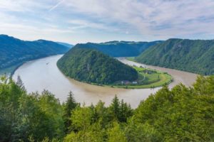 Schlögener Schlinge zwischen Passau und Linz