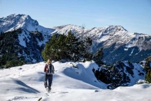 Bergwanderung im Winter