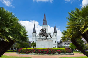 Saint Louis Kathedrale und Jackson Square
