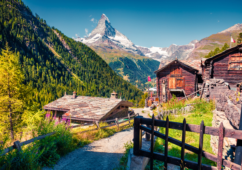 Matterhorn-in-der-Schweiz