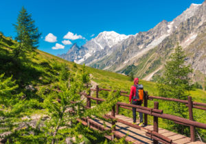 blick auf den Mont Blanc