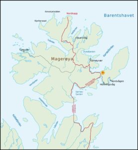 nordkap-karte