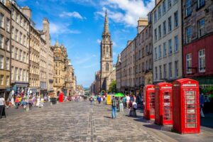 The Royal Mile in Edinburgh