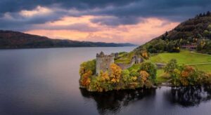 Urquhart Castle am Loch Ness