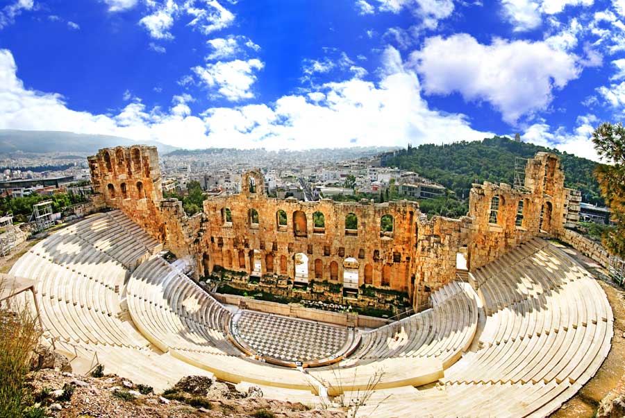 antikes-Theater-auf-der-Acropolis