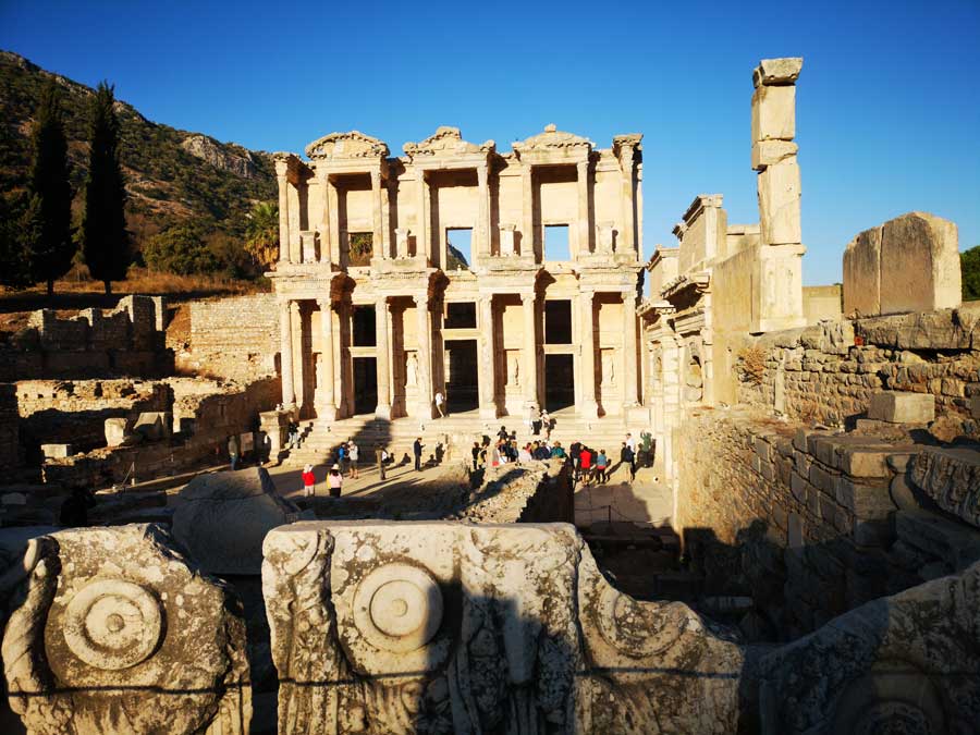 Ephesos antike römische Stadt an der türkischen Ägäis