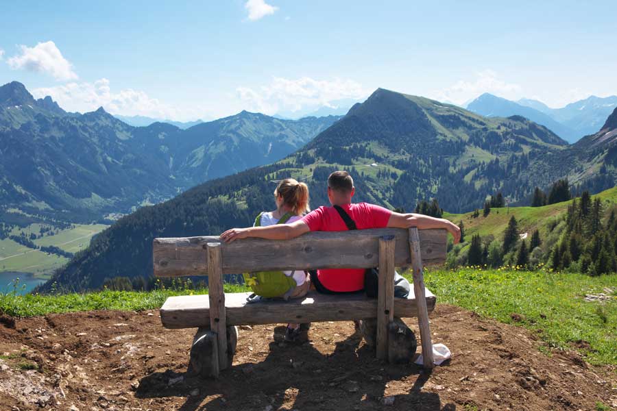 Aussicht vom Neunerköpfle