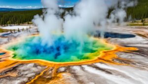 Geothermische Aktivität in Yellowstone