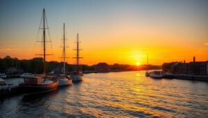 Segelschiffe am Papenburger Hafen