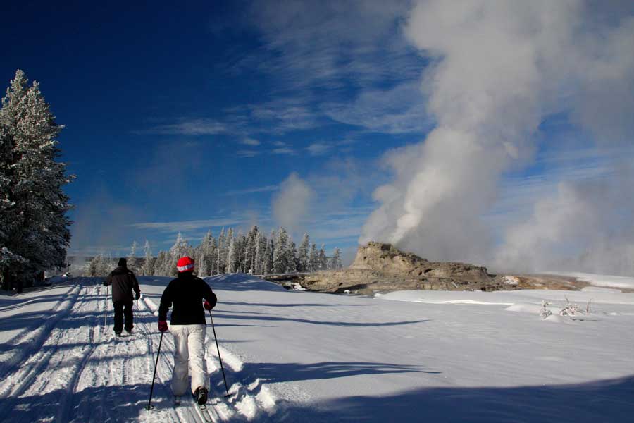 Skifahren-zum-Castle-Geyser