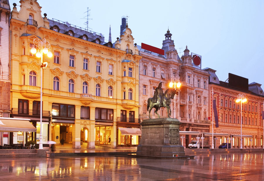 Ban-Jelacic-Platz in Zagreb