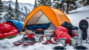 Wintercamping-Ausrüstung