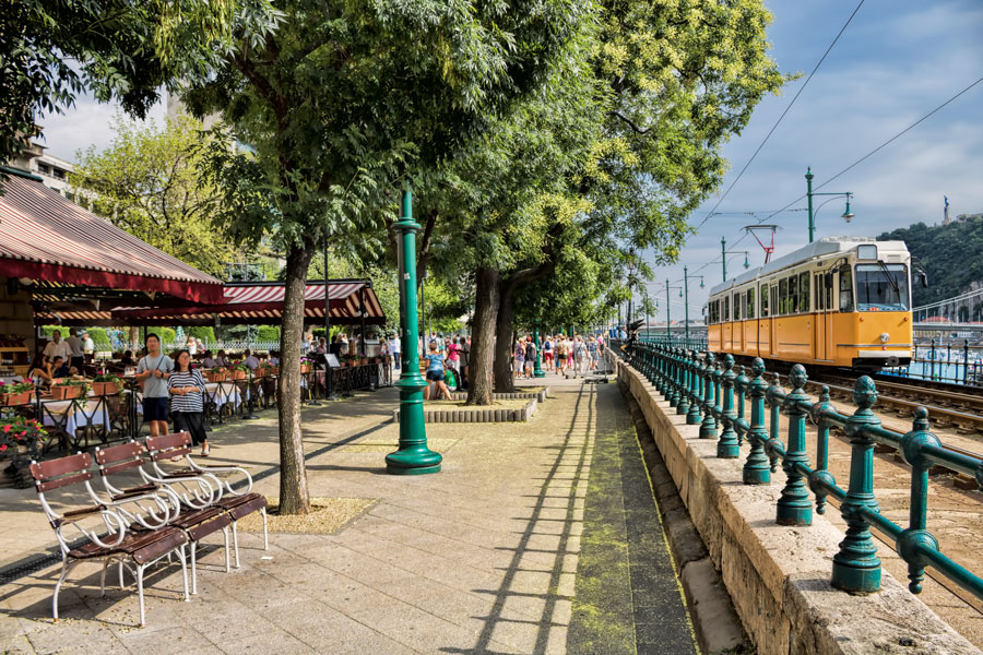 Budapest, Uferpromenade