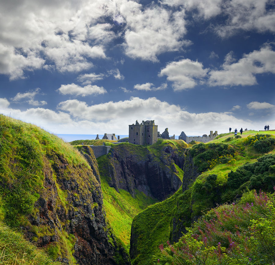 Dunnottar Castle in Stonehaven, Aberdeen