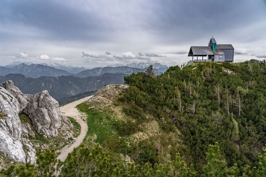 Tabor Kapelle auf dem Hochfelln in den Chiemgauer Alpen