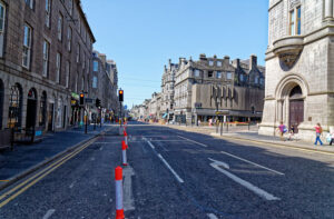 Union Street im Stadtzentrum - Aberdeen