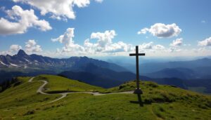 Wetterkreuz über Reit im Winkl