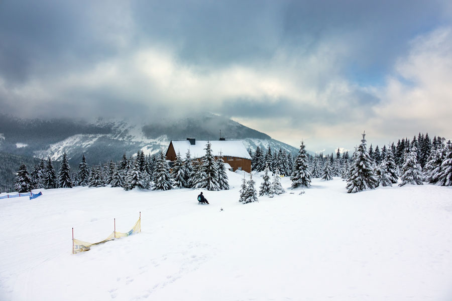 Winter im Riesengebirge bei Spindlermühle