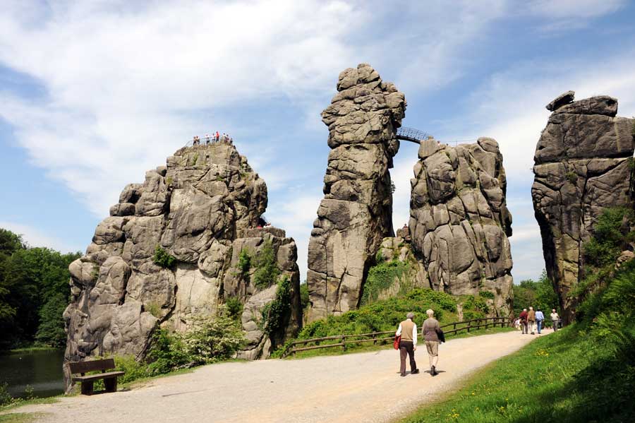 Externsteinen im Teutoburger Wald