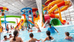 Wasserrutschen im Freizeitbad Cuxhaven