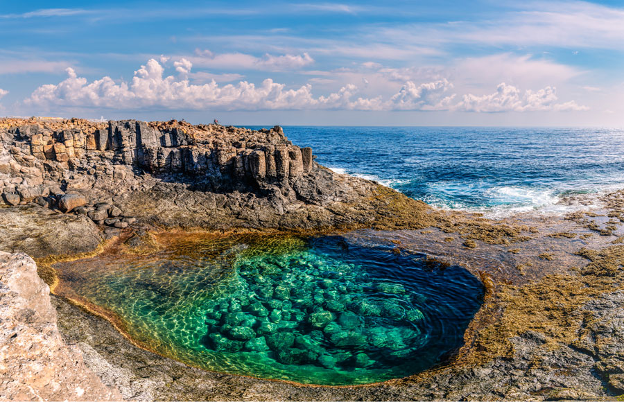 die natürlichen Pools in Caleta de Fuste