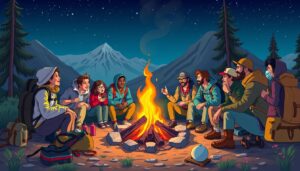 Kontakte auf Backpacking-Reisen