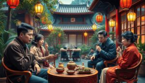 Asiatische Rauchkultur