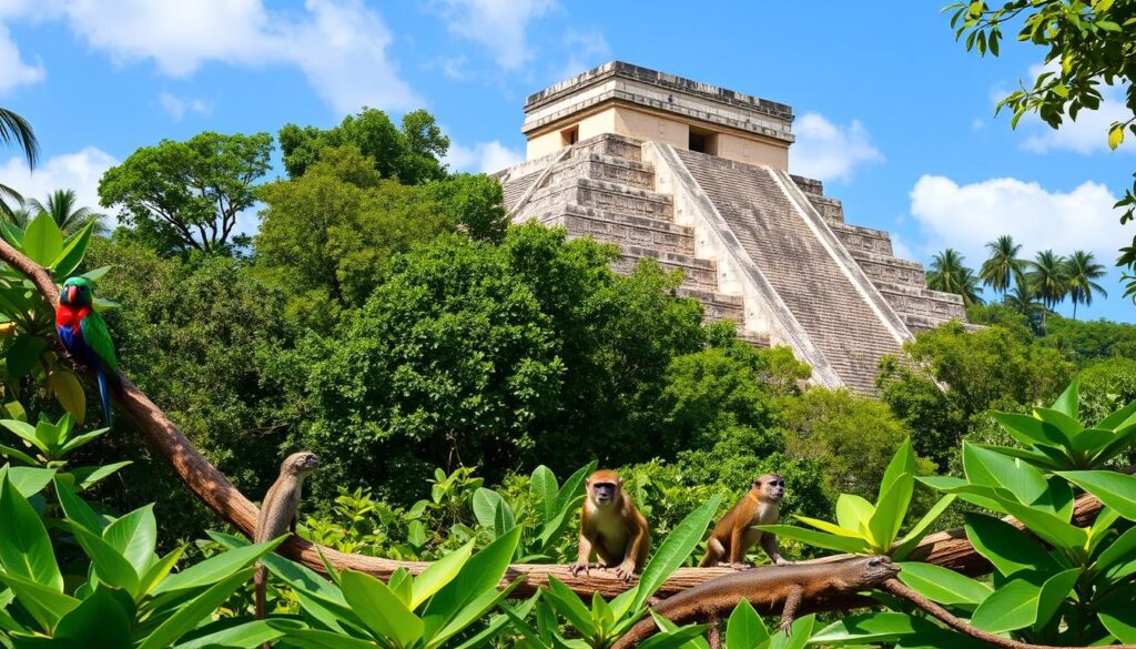 Chichén Itzá Tierwelt