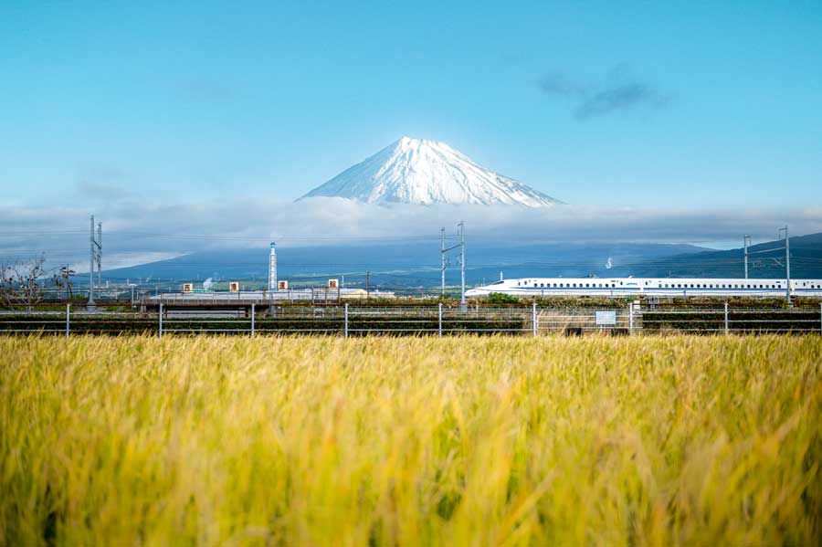 Moderne Zugtechnologie im Shinkansen