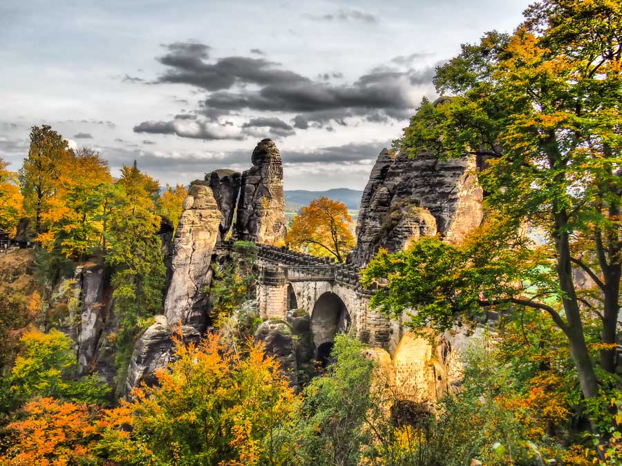 Bastei im Herbst