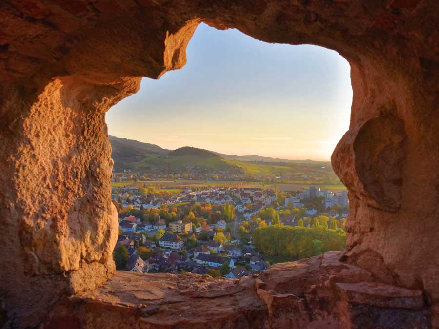 Staufen im Breisgau - Blick von Burg Staufen