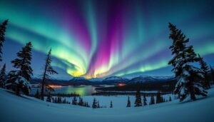 Beeindruckende Nordlichter in Lappland