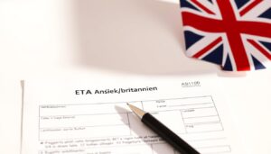 ETA Antrag Großbritannien