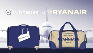 Lufthansa und Ryanair Handgepäck Regeln