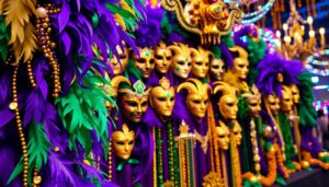 Mardi Gras Farben