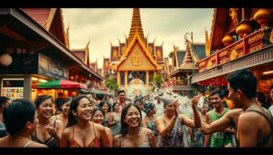 Songkran Bräuche