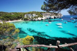 Strand Macarelleta einer der schoensten Orte auf Menorca