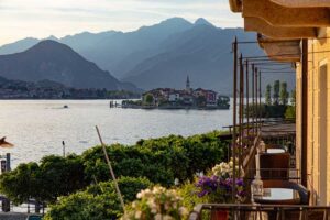Fischerinsel von Isola Bella aus gesehen