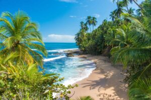 Strand von Manzanillo in Puerto Viejo, Costa Rica