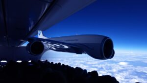 Flugmodus im Flugzeug