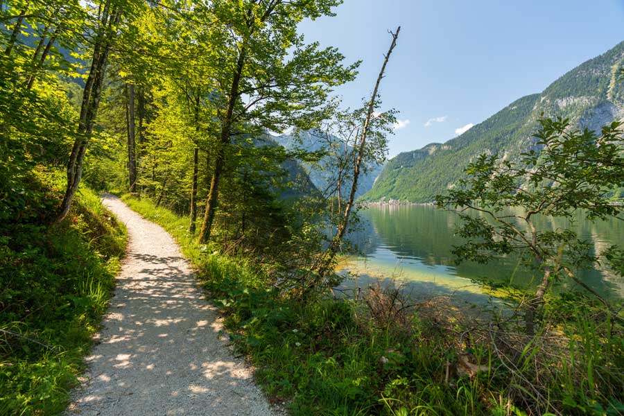 Hallstätter See mit Hallstatt