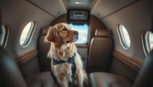 hund im flugzeug mitnehmen