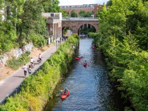Karl-Heine-Kanal im Plagwitz Leipzig