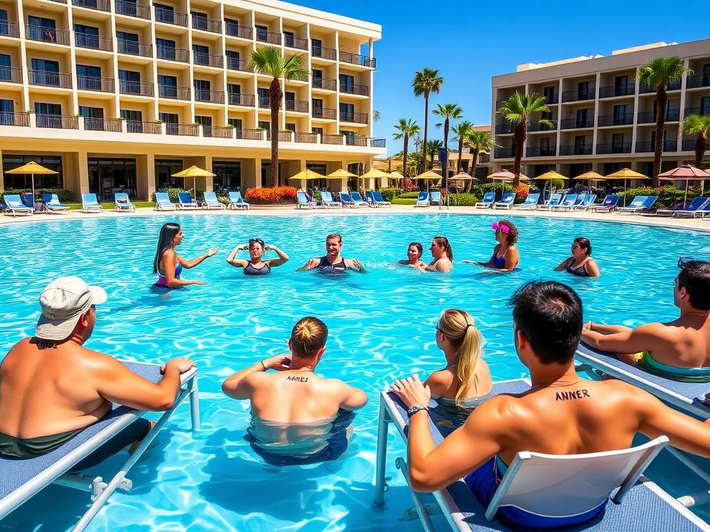 Animationsprogramm am Hotelpool - Lastminute Deal Teneriffa Animationsprogramm am Hotelpool - Lastminute Deal Teneriffa