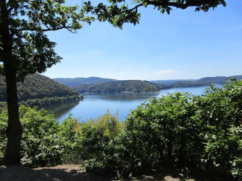 Blick auf den Edersee